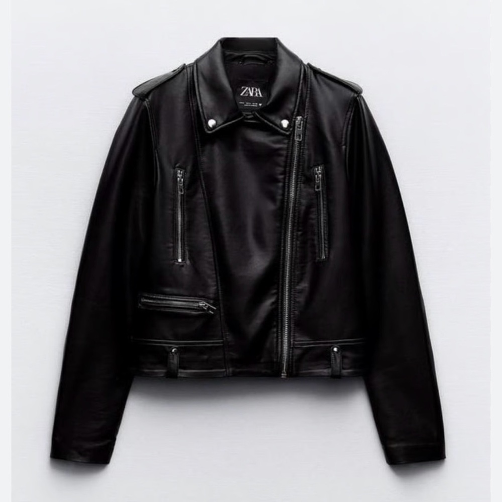 Zara FAUX LEATHER BIKER
JACKET